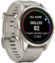 Smartwatch Garmin Fenix 7S Pro Sapphire Solar Edition Soft Gold with Light Sand Band (010-02776-15) - obraz 3