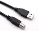 Кабель для принтера USB А->USB B з ферітами (квадратний) 1.5м 567096497 Чорний - зображення 3