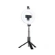 Селфи-монопод XO SS12 with fill light Bluetooth selfie stick Direct broadcast tripod 95CM Black - изображение 1