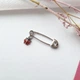 Серебряная Брошка-булавка шпилька с подвеской Божья Коровка Серебро 925 покрыто родием бр2ец/044 1.00г - изображение 5