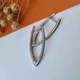 Серебряные сережки (пара) серьги Палочки длинные с камнями серебро 925 пробы Родированное 920 4.06г - изображение 2