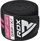 Бинты на колени RDX KR11 Gym Knee Wrap Black/Pink (WAH-KR11BP) - изображение 4
