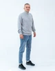 Кофта мужская GANT Men's Classic Cotton Half Zip Sweater E-166 Grey M - изображение 2