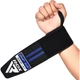 Бинты для запястий (кистевые бинты) RDX WR11 Gym Wrist Wrap Black/Blue (WAH-WR11BU) - изображение 4