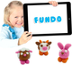 Zestaw do rzeźbienia Ses Creative Dough FunDo Farm animals 3 x 90 g 1 x 40 g (8710341008116) - obraz 5