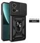 Чехол Camshield c кольцом-подставкой на Motorola Edge 50 Fusion / black - изображение 1