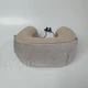 Массажная подушка для шеи с USB зарядкой, вибромассажная дорожная подушка, тревел подушка-массажер U-Shaped Massage Pillow, коричневая - изображение 4