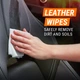 Салфетки для авто , кожаной мебели и изделий из кожи W5 Black Furniture & Leather Wipes 25шт / уп - изображение 6