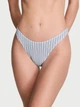 Женские трусики Victoria's Secret (144000416009) Stretch Cotton Thong M голубые - изображение 1