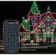 Светодиодная уличная LED гирлянда 20м Smart Bluetooth APP USB RGB Color 20M / 200LEDs - изображение 8