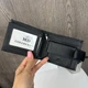 Мужской кожаный кошелек MD черный люкс натуральная кожа портмоне для мужчин стильный кошелек - изображение 3