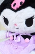 Мягкая игрушка обнимашка Аниме Onegai My Melody Кролик Куроми 50 см My Kigu Плюшевый Черно-фиолетовый (9055) - изображение 2