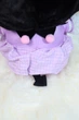 Мягкая игрушка обнимашка Аниме Onegai My Melody Кролик Куроми 50 см My Kigu Плюшевый Черно-фиолетовый (9055) - изображение 6