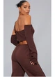 Топ PrettyLittleThing 16 Темно-коричневий CMU0662 - зображення 2