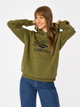 Bluza damska z kapturem oversize Lee Cooper Logo 2975 M Khaki (5905991710516) - obraz 1