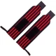 Бинты TA-4861 STRENGTH WRIST WRAPS Zelart кистевые для жима пара размер регулируемый PL эластан black/red - изображение 1