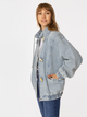 Kurtka jeansowa damska oversize Lee Cooper Amelia 1119 S Niebieska (5905991713159) - obraz 3