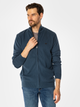 Bluza męska rozpinana streetwear z kołnierzykiem Lee Cooper Faro 4380 XL Niebieska (5905991711865) - obraz 4