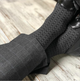 Носки с принтом клетка высокие бесшовные дышащие качественные ORGANIC cotton черные JILL ANTONY 39-41 men's арт. 31015 - изображение 5