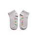 Шкарпетки короткі сірі з принтом Don`t worry, Be happy безшовні ORGANIC cotton JILL ANTONY 35-37 арт. 31004 - зображення 3