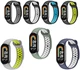 Ремешок Becover Vents Style для Xiaomi Mi Smart Band 9 Pine Green-White (BC_711988) - изображение 2