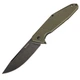 Ніж складаний туристичний Ruike D191-G, (9.2 см) 8Cr13Mov / G10 + steel 420 зелений - зображення 1
