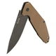 Ніж складаний туристичний Ruike D191-W, (9.2 см) 8Cr13Mov / G10 + steel 420 коричневий - зображення 4