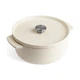 Каструля KitchenAid чавунна з кришкою 5,2 л Мигдалевий крем (CC006059-001)[86083] - зображення 1