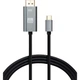Кабель мультимедийный USB-C to DisplayPort 1.5m v1.2 4K60Hz Vinga (VCPVCCD1215)[19922] - изображение 1