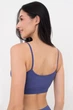Бесшовный топ на тонких бретелях Giulia CAMI TOP L/XL Blue-marlin, Женский базовый топ на тонких бретелях - изображение 2