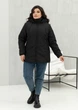 Женская демисезонная куртка с капюшоном MODA 0075 68 Черный (M -0075 /1 Y ) - изображение 2