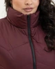 Теплий жилет жіночий стьобаний подовжений MODA 20115/1 54 Бордовий ( M - 20115/3 C ) - зображення 6