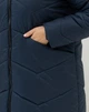Жіноча зимова куртка з капюшоном подовжена MODA 000611 50 Темно-синій (М-000611/2 B ) - зображення 6