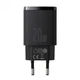 Сетевое зарядное устройство Baseus Compact Quick Charger 1USB + Type-C 20W CCXJ-B01 Black - изображение 2
