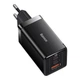 Зарядное устройство для BASEUS Wall Charger GaN5 Pro 2xUSB-C+USB 65W с USB-C Cable Black - изображение 6