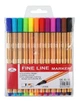 Капиллярные ручки Stenson WW00414ST "Fine Line" - набор из 12 цветов - изображение 1