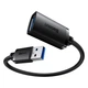 Кабель-подовжувач BASEUS AirJoy USB 3.0, 5 м, Type-A (M) — Type-A (F), передача даних до 5 Гбіт/с, B00631103111-05 Black - зображення 2