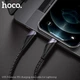Кабель Hoco для U95 Freeway PD charging data cable for iP (L=1.2M) Black - изображение 7
