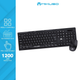 Клавиатура с мышью Keyboard KB-C019 в черном цвете - беспроводная. - изображение 1