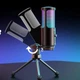 Игровой микрофон Fifine F17, Студийный микрофон с RGB подсветкой, Микрофон для стримов, Gaming Microphone - изображение 2