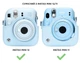 Набір Камера моментального друку Fujifilm INSTAX Mini 12 Pastel Blue / Чохол блакитний / Фотопапір на 20 знімків / Фотоальбом блакитний на 108 знімка - изображение 12