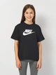 Подростковая футболка для девочки Nike G Nsw Tee Boy Futura Hbr FZ5540-010 156-166 см Черная (197596967708) - изображение 1