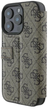 Etui z klapką Guess Book 4G Metal Logo do Apple iPhone 16 Pro Brown (GUBKP16L4GMGBR) - obraz 4