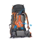 Туристический рюкзак Naturehike NH70B070-B 70+5 л Оранжевый (6927595709016) - изображение 3