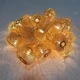 Гирлянда светодиодная на 2 м., 20 LED диодов (Колесо фортуны) , провод гибкий прозрачный, свечение Белое теплое от 220В (на елку, штору, окно, стену) - изображение 2