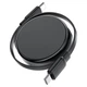 Кабель ACEFAST C13-03 USB-C to USB-C dual retraction charging data cable Black (6974316280132) - изображение 4
