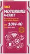 Моторное масло Mannol 7812 Motorbike 4-Takt 10W-40 SL 4 л Metal (MN7812-4ME) - изображение 2