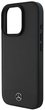 Etui Mercedes-Benz Textured And Plain Leather MagSafe dla iPhone 16 PRO Black (MEHMP16L23RBARK) - obraz 2