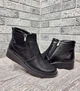 Ботинки демисезонные Allshoes кожаные черные 36р - изображение 1