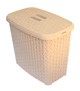 Кошик з кришкою 6 літрів бежевий (Diomedea) 160*260*230 мм - зображення 1